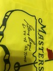  Gary Player Signed  Masters Pin Flag Inscribed 