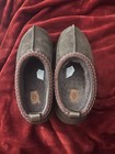 Ugg Tazz Ii Women   s Gray Suede Shearling Lined Slip-on Slippers Us 7