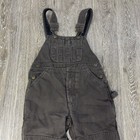 Polar King By Key Boys Brown Insulated Duck Bib Overalls 4t Chore Barn Winter
