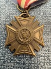 Vintage Veterans Of Foreign Wars  vfw     post Chaplain  Medal  pc Bar Sterling 