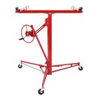 16  Drywall Panel Lifter Hoist Jack Rolling Caster Lockable Diy Tool With Wheels
