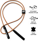 Leather Sunglasses Strap - Glasses Retainer Cord For Men Or Women  Secure Chain 