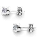 1 4 - 2 Ct T w  Natural Diamond Studs In 14k White Or Yellow Gold