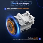  Ac Compressor With Clutch 1990-1995 For Ford For F-150 For F-250 For F-350 