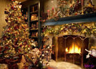 Christmas Snow Decoration Vinyl Photography Studio Props Backdrop Background