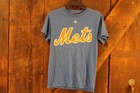 Vintage New York Mets Jersey T-shirt Majestic Size Yxl Smoker  27 Collectable