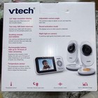 Vtech 2 Camera 2 8    Digital Video Baby Monitor With Night Light  White  Vm3254-2