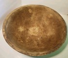 Antique Primitive Large Wooden Dough Bowl 13 5    Authentic Farmhouse Beautiful 