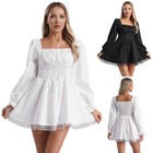 Women s Renaissance Costume Halloween Medieval Princess Chemise Dress Role Play