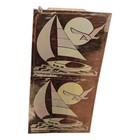 Vintage 80   s Sandylion 3d Holographic Stickers Sailboat 1983 Set Of 2