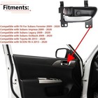 Left Driver Side Interior Door Handle Plastic Compatible W  Subaru Forester New