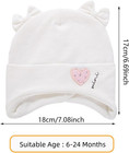 Baby Beanie Hats Double Bow Hat With Ear Flaps Infant Toddler Kids Beanie Caps