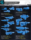 The Astra Nebula Merconian Fleet - Starship Resin Miniatures - Sci-fi Space