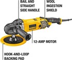 Dewalt Buffer Polisher  7-in-9-in  12 Amp  Variable Speed Dial 0-3 500 Rpm   s