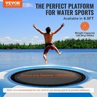 Inflatable Water Bouncer  6 5ft Recreational Water Trampoline With 3-step Ladder
