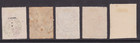 Tasmania 1901-03 1d Red Pictorial Clear Hobart Postmarks Types X5  sb80 6 