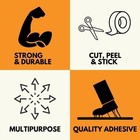 Duct Tape Utility Grade Multi Purpose Tapes For Packaging Shipping Moving