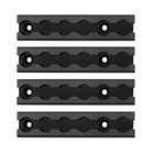 6  L-track Rail 4 Pack  Aluminum Ltrack Rail For Truck And 6 Inch Black