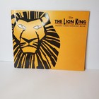 Disney The Lion King Broadway Musical Souvenir Program Book Tour Brochure