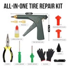 Tire Gun Plug Repair Kit Tire Gun Repair Kit Tire Plug Kit Heavy Duty Green