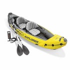 Intex 2-person Inflatable Kayak W  Oars   Air Pump   4 Person Boat W  Oars  pump