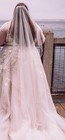 David s Bridal Pencil Edge Bridal Veil Walking Length