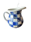 Mackenzie Childs Royal Check Creamer