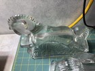 Vintage Le Smith Running Stallion Bookends  Glass Art Deco Horse 1940 s
