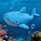 New Jellycat Gobfrey Whale Shark 60 Cm Plush Toy - Gift Ready