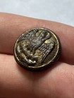 Rare Confederate Louisiana Pelican Coat Button - Dug Civil War Relic