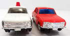 Sears Highway Police Chase Cars Vintage 1970 s Japan 1 43 Scale Slot Cars