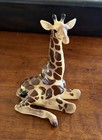 Vintage Hagen Renaker Lying Giraffe Porcelain Figurine 4  Tall