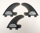 Pacific Vibrations J Drive Tri Fits Fcs Surfboard 3 Fin Set New Fins Color Smoke