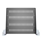 2u Vented Server Rack Shelf- Deep Adjustable Universal Rack Mount Cantilever    