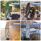 Patio Outdoor Umbrella Protective Canopy Cover Bag Fit 6  8  9  10  13ft Market