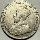 Canada - George V - 5 Cents 1926 - Near 6 - Km-29 - Free Usa Shipping 