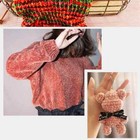 100g Chenille Soft Velvet Yarn Blended Knitting Wool Crochet Handmade Scarf Coat