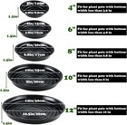 30 Packs 12 Inches Large Plant Saucers For Indoor Outdoor 12 Inches  Black 