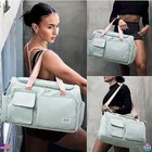 Chic Women s Small Gym Bag - Versatile Duffle With Shoe Compartment For Travel