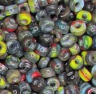 Czech 2 0 Preciosa Picasso Mix  25 G  Rocaille Glass Seed Beads
