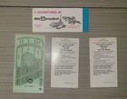 Vintage 1980s Walt Disney World Tickets - Magic Kingdom Club Guest Passes Lot