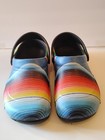 Crocs Bistro Graphic Colorful Multi Stripe Clogs
