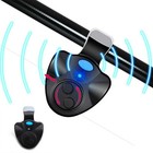  4 Pcs Led Electronic Light Fishing Bite Sound Alarm Alert Bell Clip On Fish Rod