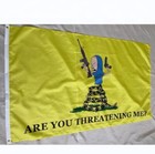 Beavis Are You Threatening Me  Flag 3ft X 5ft Don t Tread On Me   free Shipping 