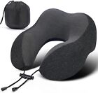 Memory Foam U-shaped Travel Pillow Neck Support Head Rest Car Plane Soft Cushion