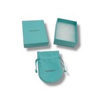 Auth Tiffany   Co  By The Yard Diamond 3 6mm 750 K18yg Bracelet 7  W box 3494