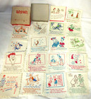 Vintage Novelty Cocktail Paper Napkins Illustrated Funny Drunk Adult Humor