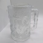Lot Of 8 - Mcdonalds 1995 Batman Forever Mugs Glasses Embossed Batman And Robin