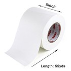 5 Inch Wide Duct Tape  Industrial Grade White 5 Inches X 55 Yards - Waterproof