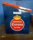 Corona Extra Cerveza Beer      Steel Metal Beverage Cooler Mexico Antique Logo 